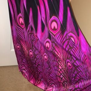 Maxi peacock 🦚 design dress size small